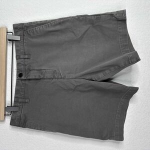 Ted Baker Shorts Mens Size 30R Gray Flat Front Casual Athleisure Relaxed‎ Chino